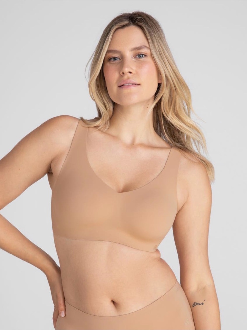 Honeylove soft forma bra women’s size M in sand beige
